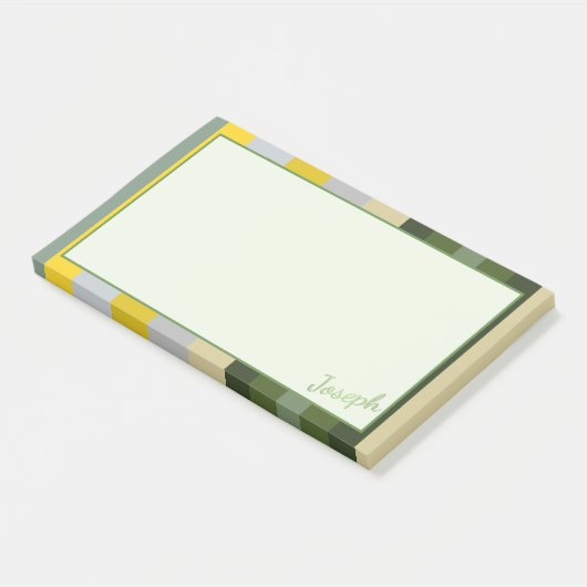 サイズを超える緑のポストそれはジョセフまたはあなたのためにメモ ポストイット (アングル)