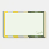 サイズを超える緑のポストそれはジョセフまたはあなたのためにメモ ポストイット (正面)