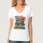サイズを選んでね I'm Fine Tシャツ (正面)