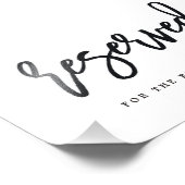 サイズを選択する予約されたサインブラシ付き書 フォトプリント (角)