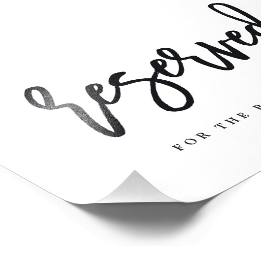 サイズを選択する予約されたサインブラシ付き書 フォトプリント (角)