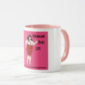 サイズグループのコーヒー・マグとPoshmark マグカップ (正面右)