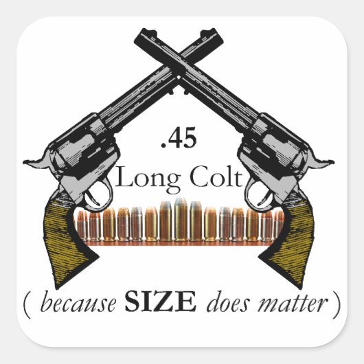 サイズステッカー スクエアシール (正面)