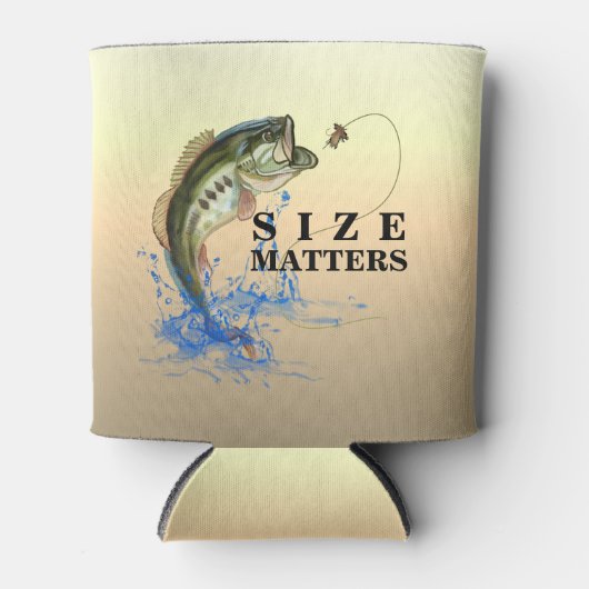 サイズマティーズ低音おもしろい魚釣りクーラーボックス 缶クーラー (正面)