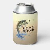 サイズマティーズ低音おもしろい魚釣りクーラーボックス 缶クーラー (缶裏面)