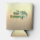 サイズマティーズ低音おもしろい魚釣り 缶クーラー (正面)