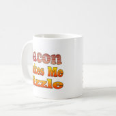 サイズリングベーコン コーヒーマグカップ (正面左)