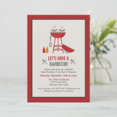サイズリングBBQ招待状 招待状 (スタンド正面)