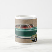 サイズ問題ヴィンテージキャデラック(1949) コーヒーマグカップ (中央)