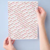 サイズ固有の8x10写真テンプレート チラシ (手)