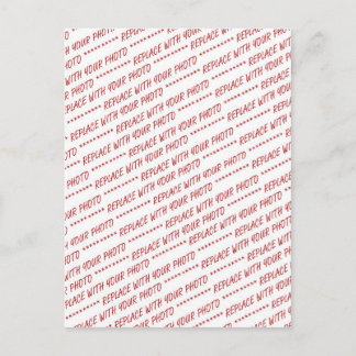 サイズ固有の8x10写真テンプレート ポストカード