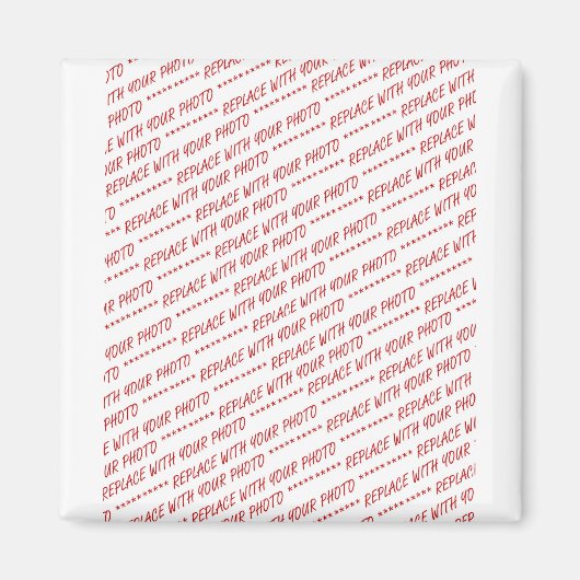 サイズ固有の8x10写真テンプレート マグネット (正面)