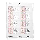 サイズ固有の8x10写真テンプレート ラベル (フルシート)