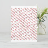 サイズ固有の8x10写真テンプレート 招待状 (スタンド正面)