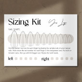 サイズ変更キットのプレスオン爪、 ネイル モダン サンキューカード