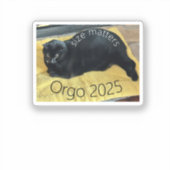 サイズ情報 シール (正面)