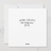 サイズ10.8cm×14cm、紙：Mのフラットホリデーカード シーズンカード (裏面)