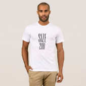 サイズ20BのTシャツ Tシャツ (正面フル)