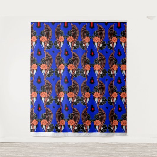 サイズ: ラージ (68" x 80") 瞬時に雰囲気を タペストリー (正面)