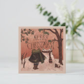 サイズ：10.8cm×14cm、紙：Mの平型ホリデーカード シーズンカード (スタンド正面)