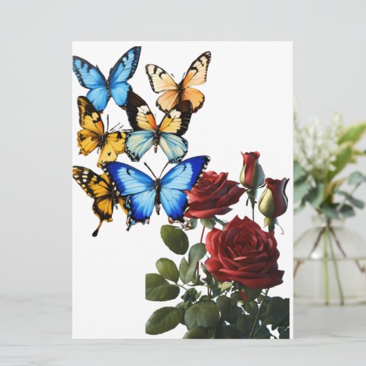 サイズ: 6.5インチx 8.75インチありがとう、こんにちは、または私はあなたを愛している カード (スタンド正面)