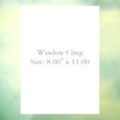 サイズ: 8.00" x 11.00", スタイル: 不透明 ウィンドウサイン (シート3)