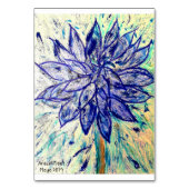 サイズ：8.9cm×12.7cm　希少　ブルーダルヒ　テーブルカード テーブルナンバー (裏面)