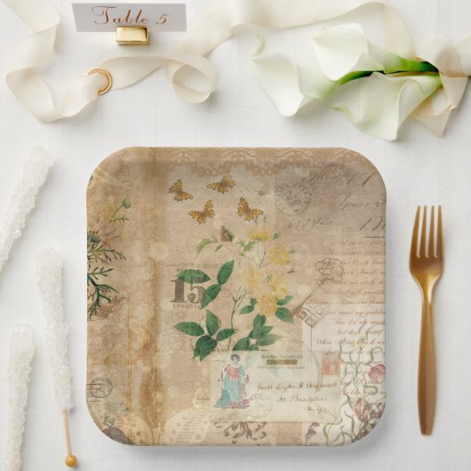 サイズ： 9インチ紙プレート ペーパープレート (ウェディング)