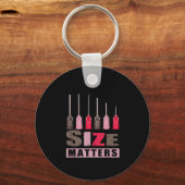 サイズS – 労おもしろい働日レンチデザインシール キーホルダー (正面)