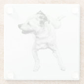 サイダーテーブル、明るい基点 ガラスコースター (裏面)