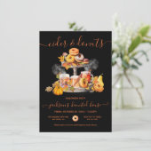 サイダー&ドナッツオータムハローウィンパーティ 招待状 (スタンド正面)