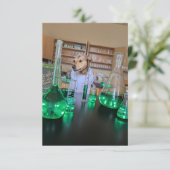 サイティおもしろいストかわいい犬の本のコスチュームnotecard サンキューカード (スタンド正面)