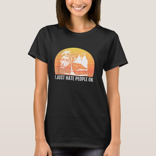 サイテーな人たち Wilderness キャンプ Tシャツ (正面)