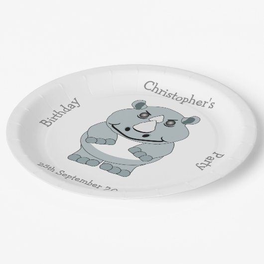 サイデザイン誕生会 ペーパープレート (アングル)