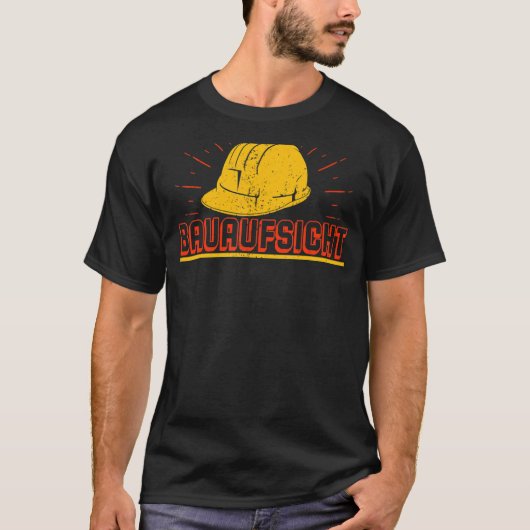 サイトマネージャビルダーの建築建物 Tシャツ (正面)