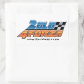 サイトロゴ付きシール 長方形シール (バッグ)