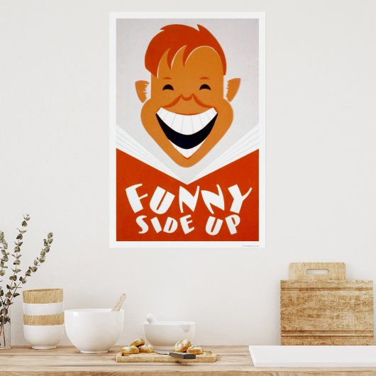 サイドおもしろい・ア読ップの1939 WPA ポスター (キッチン)