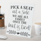 サイドではなくシートを選ぶ 台座サイン (インサイチュ)