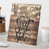 サイドではなくシートを選素朴択結婚 台座サイン (インサイチュ)