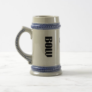 サイドにキュートなブブとリボンが付いたマグカップ ブランド ビールジョッキ