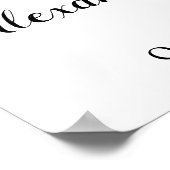 サイドのサインではなくシートを結婚選択 ポスター (角)