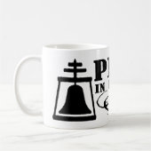 サイドの川岸のプライド、カリフォルニア コーヒーマグカップ (左)