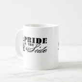 サイドの川岸のプライド、カリフォルニア コーヒーマグカップ (正面左)