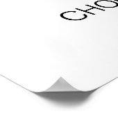 サイドの座席式ではなく結婚座席を選ぶ ポスター (角)