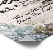 サイドの看板の木製のフローラではなく結婚シートを選ぶ ポスター (角)