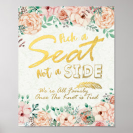 サイドの看板ポスターではないフローラ結婚を選ぶ ポスター