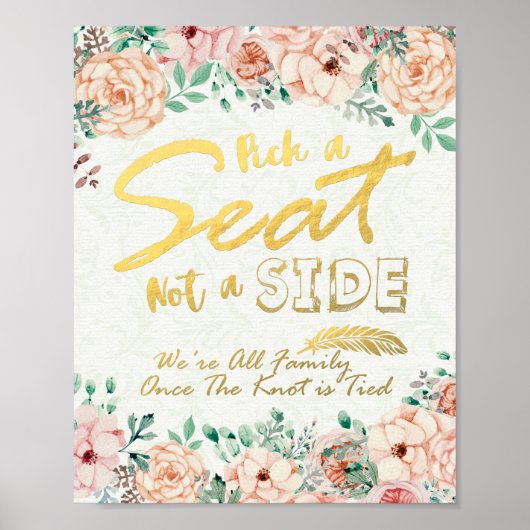 サイドの看板ポスターではないフローラ結婚を選ぶ ポスター (正面)