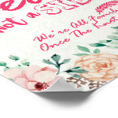 サイドの看板ポスターではないフローラ結婚を選ぶ ポスター (角)