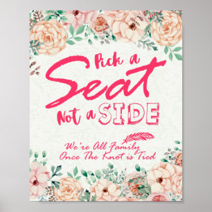 サイドの看板ポスターではないフローラ結婚を選ぶ ポスター