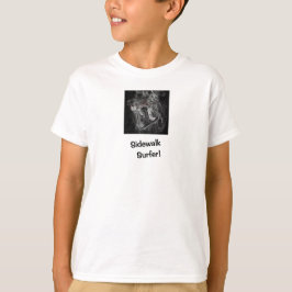 サイドウォークサーファープロイメージ ホワイトスケーターTシャツ Tシャツ